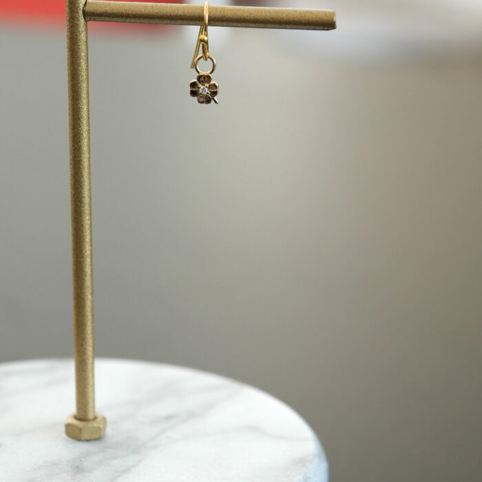 Boucle d'oreille porte bonheur