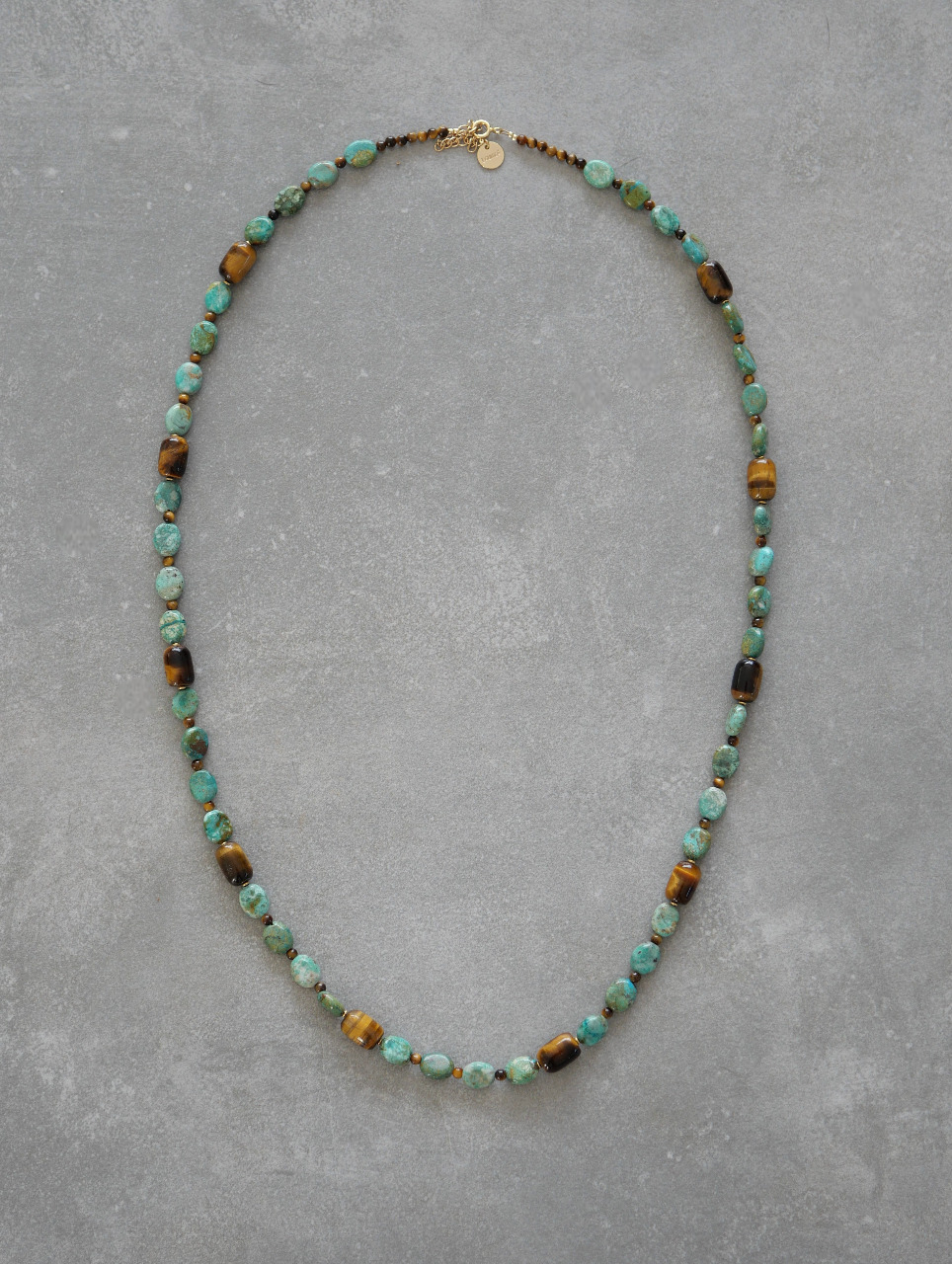 Collier en pierres naturelles, collier long