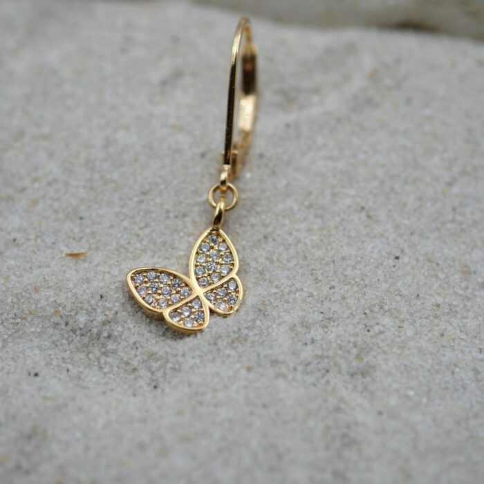 Boucle d'oreille plaqué or